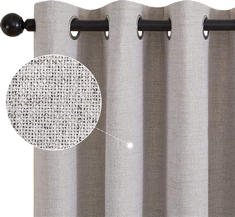 Amazon Topfinel Absolutely Blackout Heavy Curtain Panels Linen