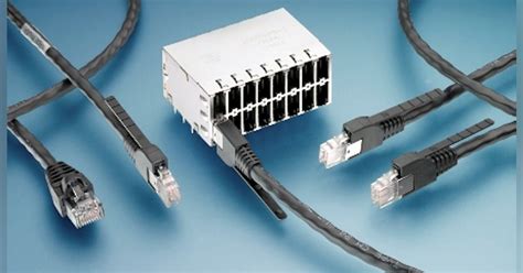 Tyco Electronics Receptacle Doubles Standard Rj 45 Ethernet Port Density Cabling Installation