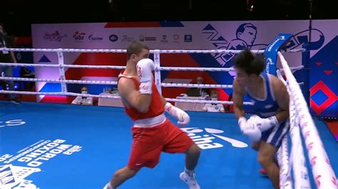 Day 2 75kg KHARABADZE Giorgi GEO Vs KAN Chia Wei TPE AIBA WCHs