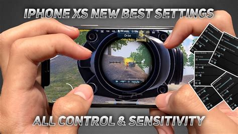 IPhone XS PUBG Mobile NEW BEST SETTINGS SENSITIVITY FOR PUBG MOBILE