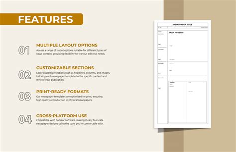 Newspaper Layout Template in Word, Publisher, Google Docs - Download ...