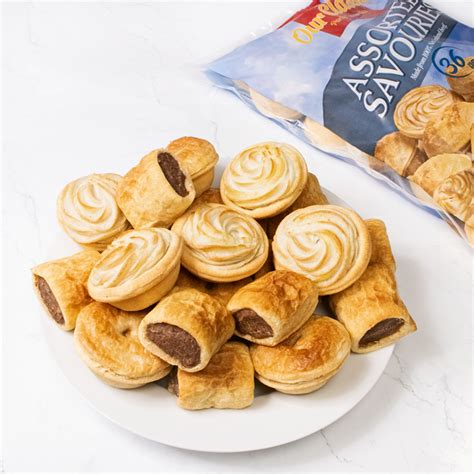 Frozen Assorted Savouries Mega 36pk Couplands Bakeries