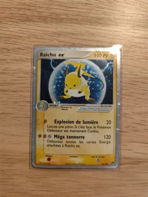 CARTE POKÉMON RAICHU Ex Tempête De Sable 98 100 Français Vf EUR 4 40