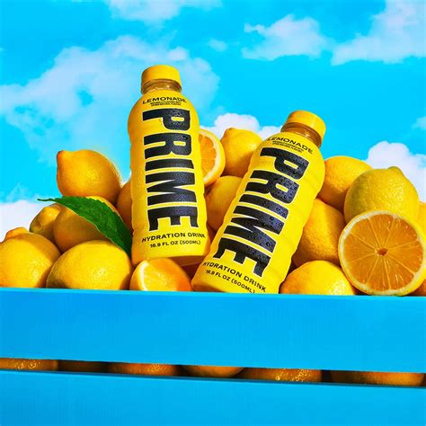 Prime Hydration Lemonade Bebidas Deportivas Electrolito Mejorado Para