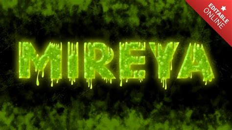 Mireya Toxic Text Effect Generator