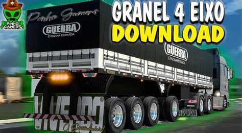 Reboque Granel Guerra 4 Eixos Mod Ets2 1 47 Dalenha Mods