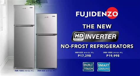 Fujidenzo No Frost Inverter Refrigerator Inr S Inr S Inr S Tv