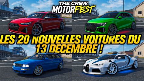 THE CREW MOTORFEST Les 20 NOUVELLES VOITURES Qui Arrivent Le 6