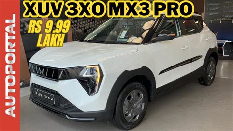 Mahindra XUV 3XO MX3 Pro Mid Spec Variant Explained I Most Value For