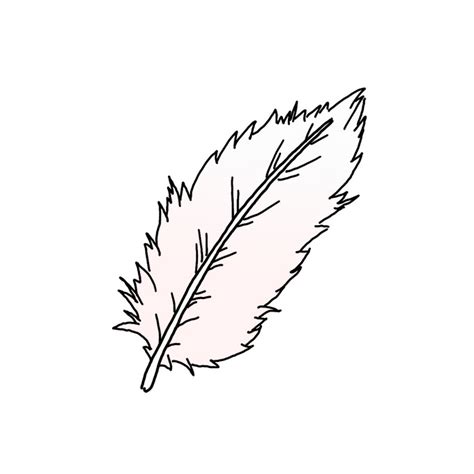 How to Draw a Feather - Step by Step Easy Drawing Guides - Drawing Howtos