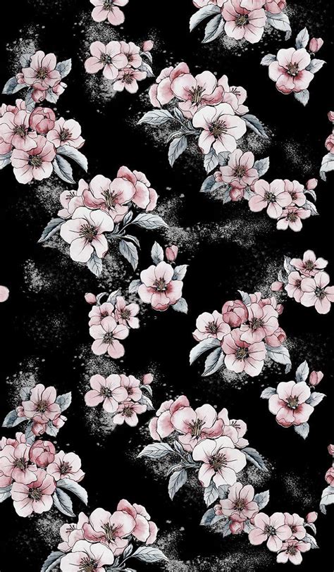 Black Pink Floral Wallpapers - Top Free Black Pink Floral Backgrounds ...