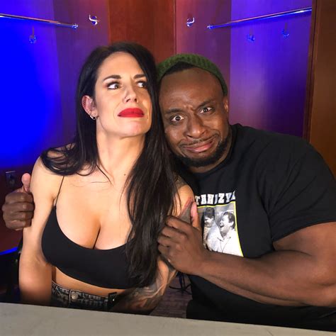 Photo Ex Wwe Star Kaitlyn Reunites With Big E Backstage At Smackdown