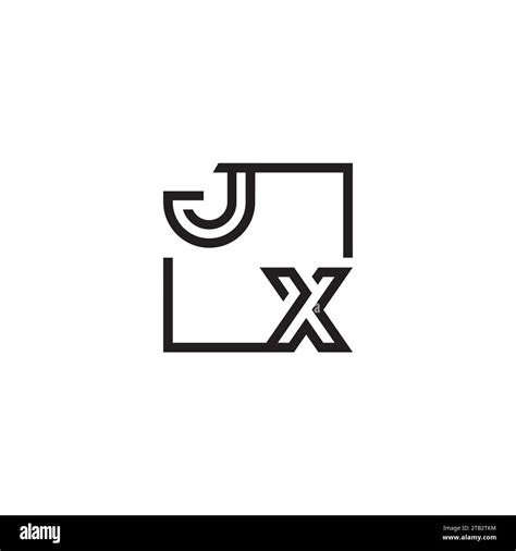 JX Initial Logo Letters In High Quality Professional Design That Will