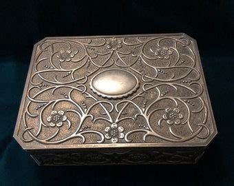 Godinger Silverplate Jewelry Box Etsy