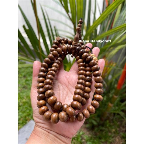 Raya 2024 KAYU Original Kalimantan Agarwood Tasbih 8mm Aloe Vera Wood