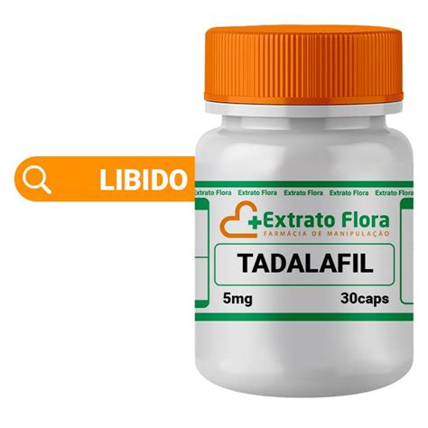 Tadalafil 5mg 30 Cápsulas Extrato Flora