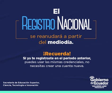 Registro Único Registro Único