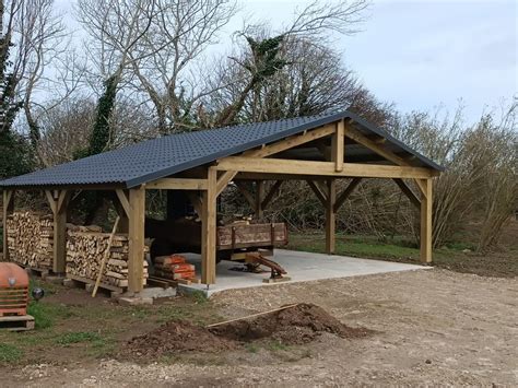 Carport En Epic A Trait Classe Chantier Sur Plouzan Ets Castel Bois