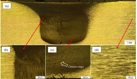 Macro And Microstructure Of Welded Joint 1 A Macrograph Of The Cross Download Scientific