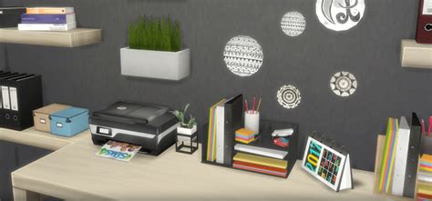 Sims 4 CC Office Clutter