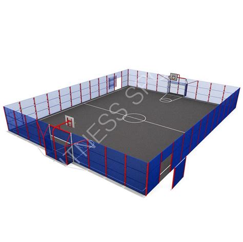 Omg Outdoor Steel Multi Use Games Area Muga Sports Area Quality