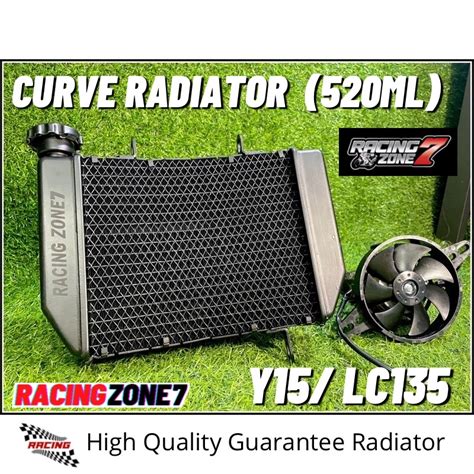 Curve Radiator Racing Besar LC135 Y15 Y16 Y15ZR RADIATOR BESAR COOLANT