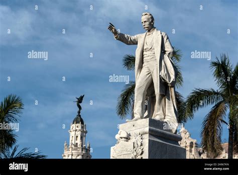 A Statue Of Jose Marti In Parque Central In The Centre Of Havana In