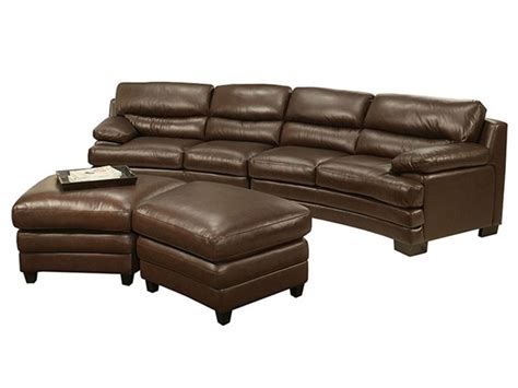 Savona Top Grain Leather Sectional Sofa