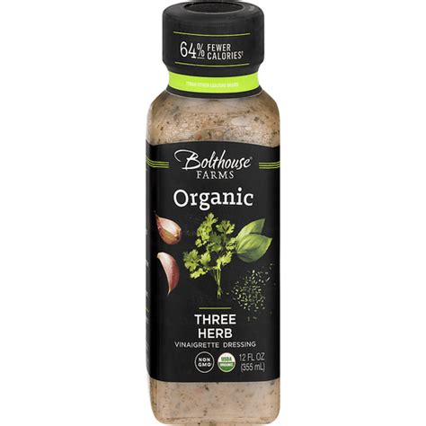 Bolthouse Farms® Organic Dressing Three Herb Vinaigrette, 12oz | Juice ...