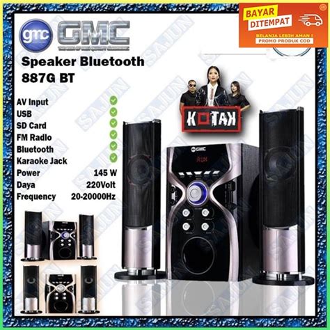 Jual Speaker Gmc 887G Speaker Aktif Bluetooth Speker Aktif Besar Extra