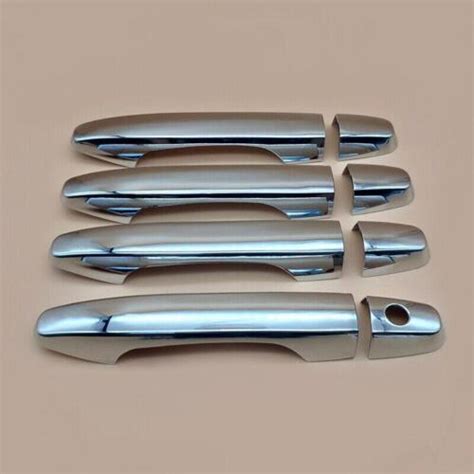 Abs Chrome Car Door Handle Cover Molding Trim For Honda Civic Sedan