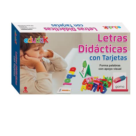 Letras Didácticas con Tarjetas Edudak