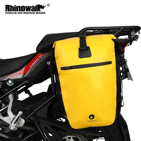 Rhinowalk Saco Da Motocicleta 30l À Prova Dwaterproof Água Saco Lateral