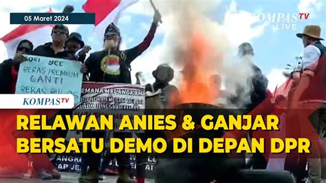 TERKINI Suasana Demo Relawan Anies Muhaimin Ganjar Mahfud Mendukung