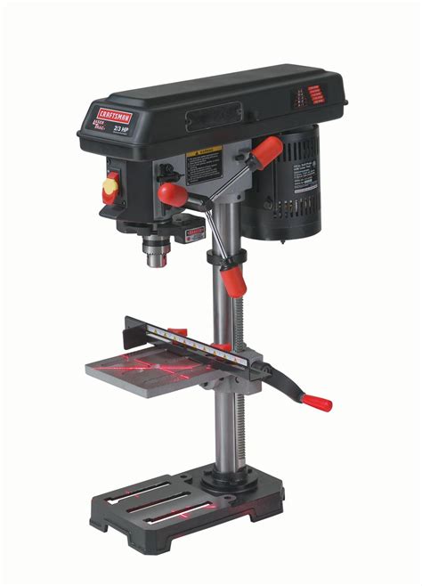 Craftsman 10 In Bench Drill Press With Laser Trac 921900 Free