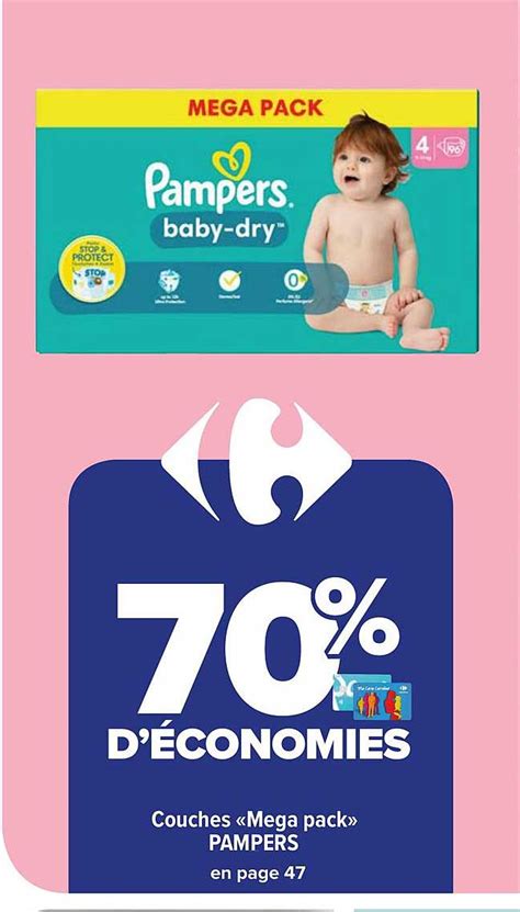 Promo Couches M Ga Pack Pampers Chez Carrefour Market Icatalogue Fr