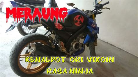 Kenalpot Bobokan Vixion Suara Moge Youtube