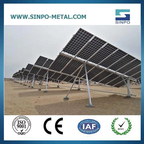 Single Axis Smart Solar Tracking System Solar Tracker Ground Mount Pv