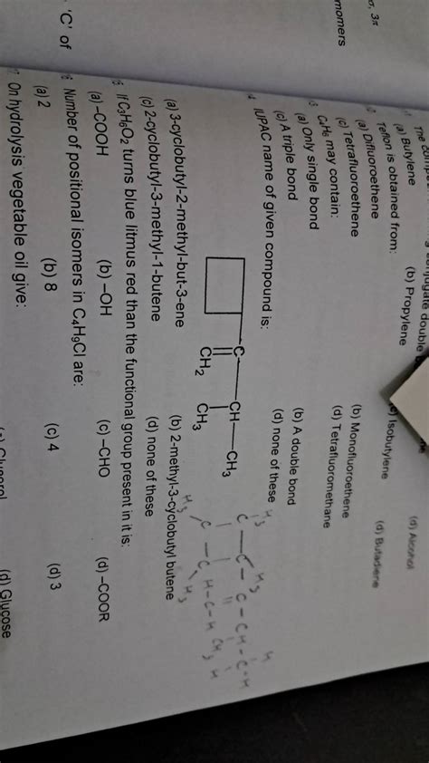 Number Of Positional Isomers In C H Cl Are Filo