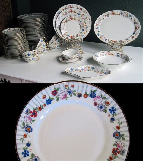 Wedding China Antique Dinnerware Set Wm by TheTupperwareShop