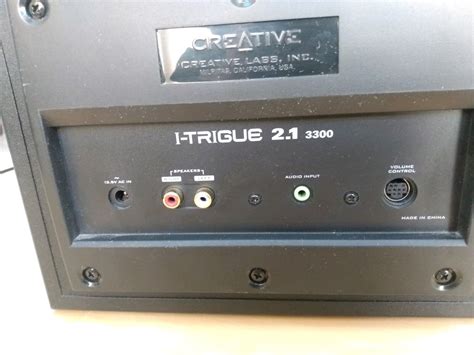 Creative I Trigue 2 1 3300 Speakers Subwoofer Tested Complete W