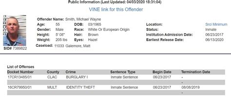 Oregon Inmate Search Or Department Of Corrections Inmate Locator