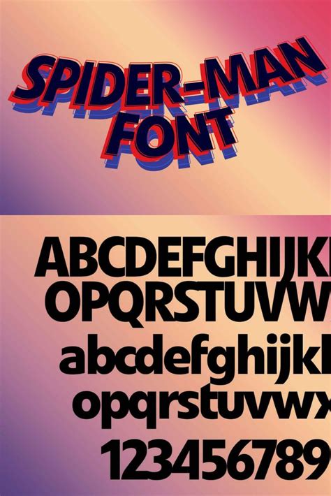 Spider Man Across The Spider Verse Font Free | Comic font, Comic font ...