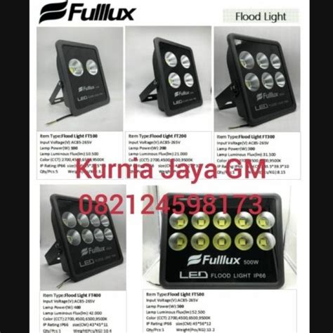 Jual Fullux Lampu Sorot Cob Super Led Watt Flood Light Led W