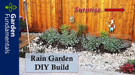 Diy Rain Garden Build Start To Finish With A Surprise Feature Youtube