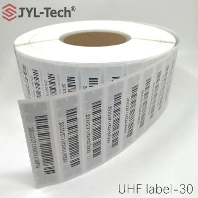 Printable Uhf Rfid Paper Label Tags For Warehouse Asset Management