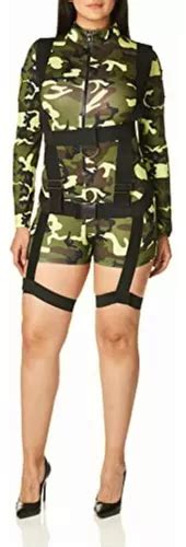 Leg Avenue Women S Piece Goin Commando Military Costume Color Camo