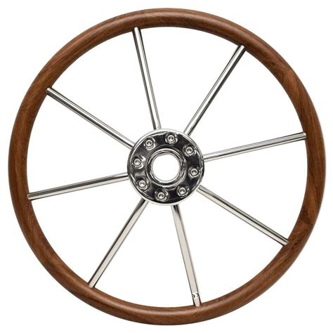 Stazo Marine Boat Steering Wheel Inch Teak Wood