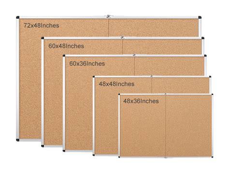 Viz Pro Large Cork Bulletin Boardfoldable Noticeboard 72 X 48 Inches