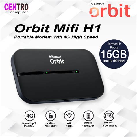 Jual Orbit Mifi H E Portable Modem Wifi G High Speed Shopee